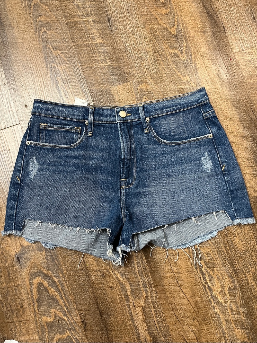 GOOD AMERICAN GOOD 90s DENIM SHORTS